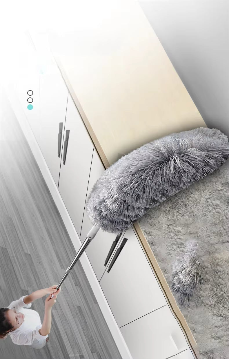 Extendable Long Duster | Microfiber Ceiling Fan & High-Reach Cleaning Duster